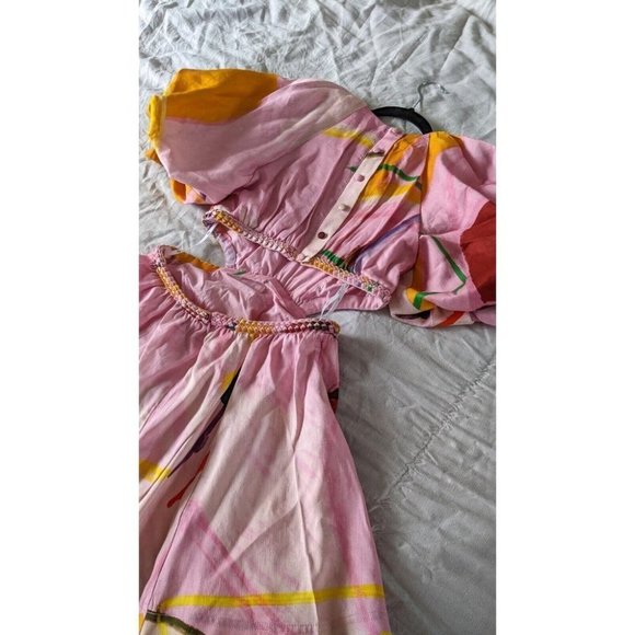 BNWT Aje Capucine Puff Sleeve Mini Dress Size 10 - Picture 8 of 16